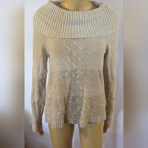 Pre-owned Christopher & Banks multi shade long sleeve sweater size large, TH